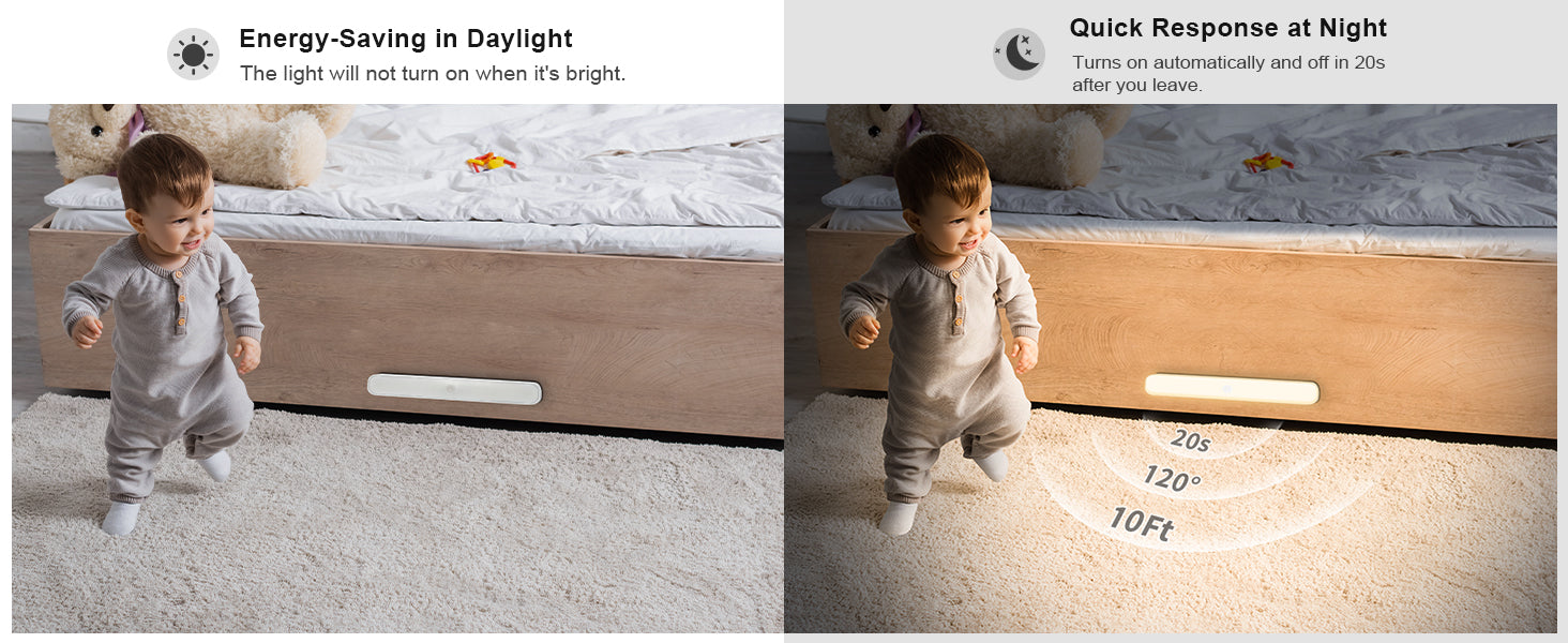 WILLED Wireless LED Motion Sensor Cabinet Light - Warm Glow