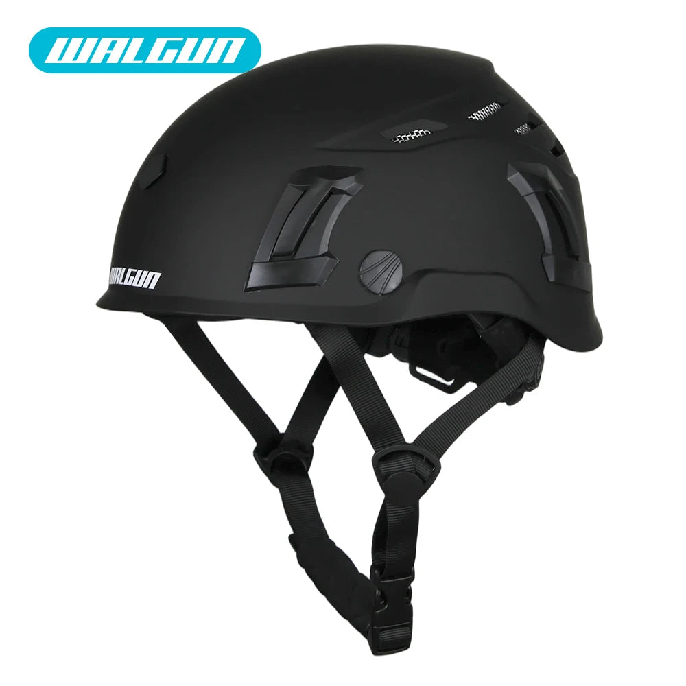 Kask ochronny walgun k202 | praca na wysokości z goglami, wizjerem i ochroną słuchu