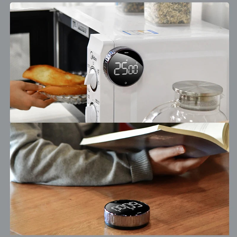 Baseus Magnetic Digital Kitchen Timer - Countdown Alarm & Stopwatch