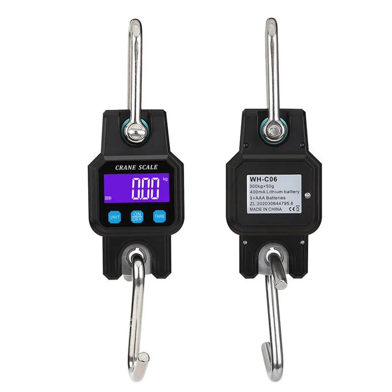 Precision 300kg Bluetooth Crane Scale | USB Digital Hanging Hook