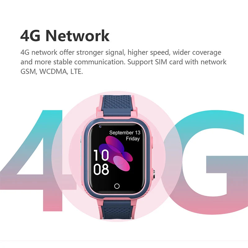 Lt21 smartwatch dla dzieci 4g – gps, rozmowy wideo, sos, wodoodporność ip67