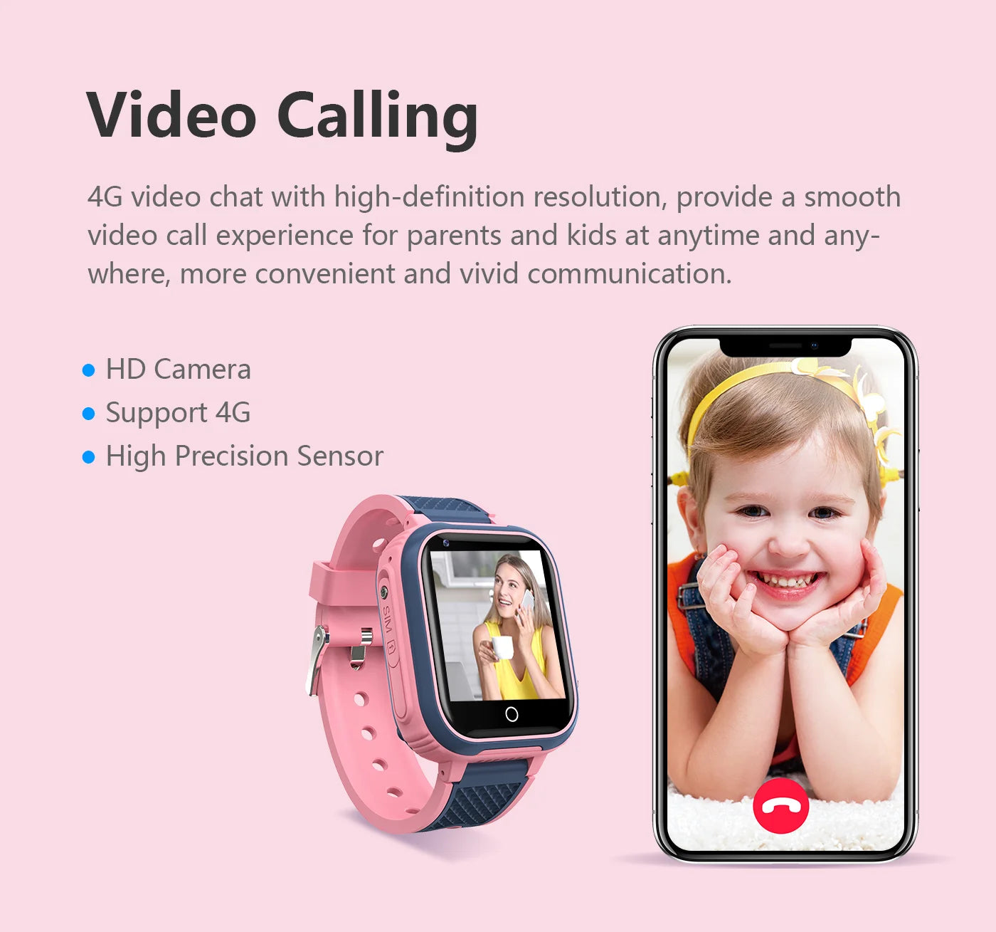 Lt21 smartwatch dla dzieci 4g – gps, rozmowy wideo, sos, wodoodporność ip67
