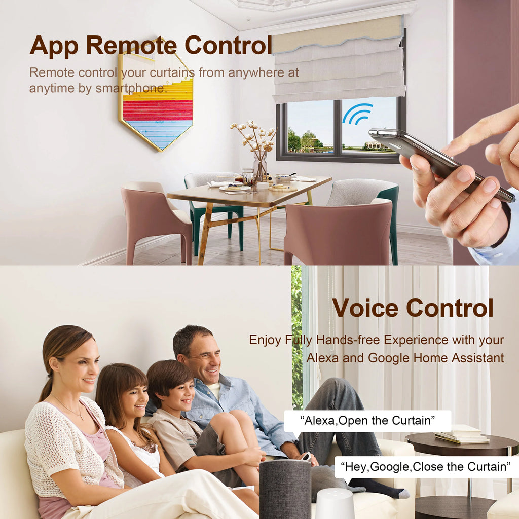 Girier tuya inteligentny moduł wifi do zasłon i rolet - kompatybilny z alexa i google home