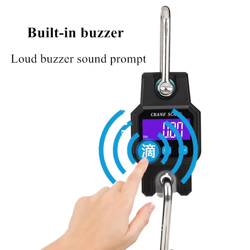 Waga hakowa przemysłowa 300 kg bluetooth | cyfrowa waga żurawiowa