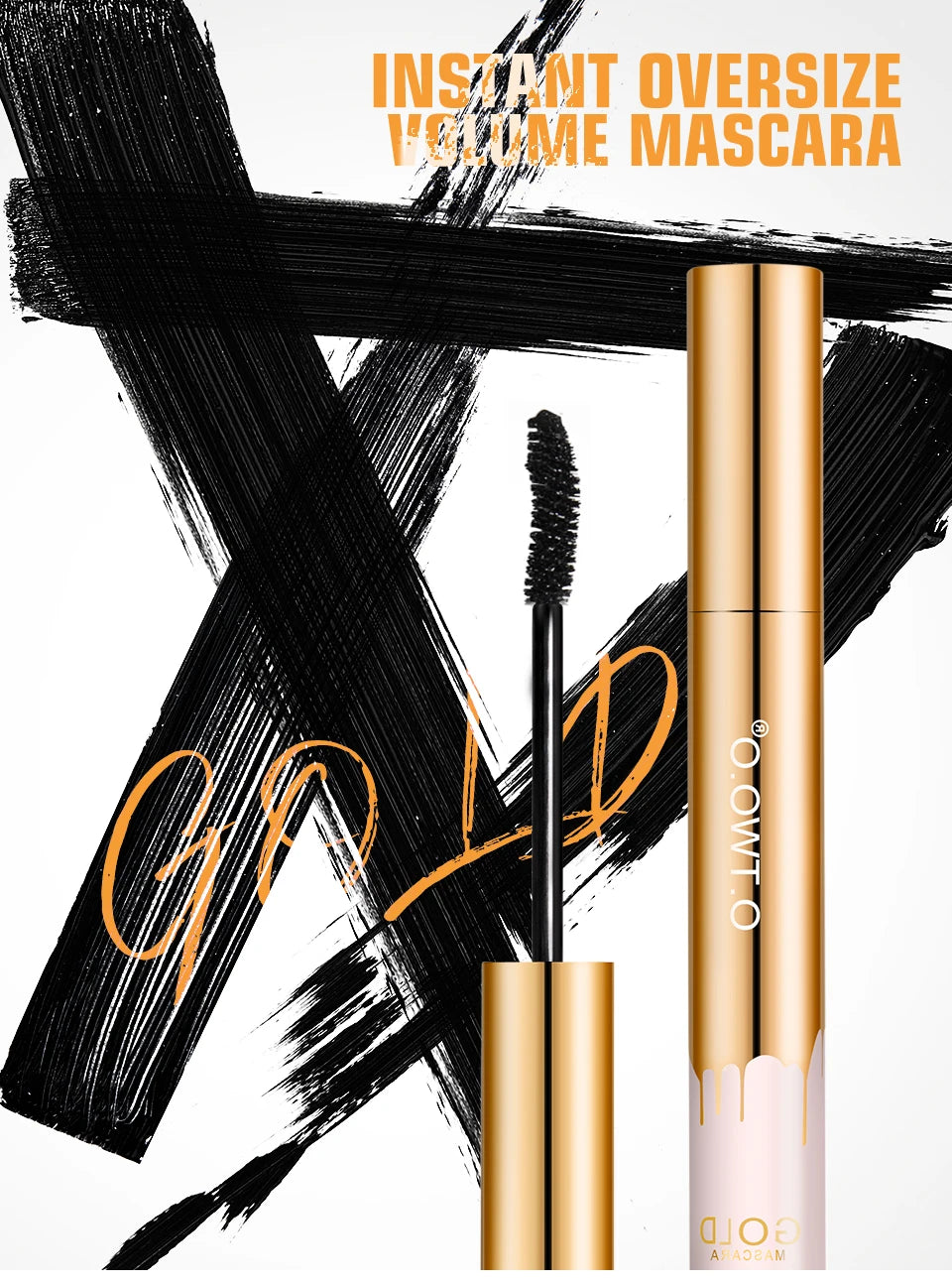 O.two.o 3d mascara: wydłużający czarny tusz do rzęs z efektem przedłużenia