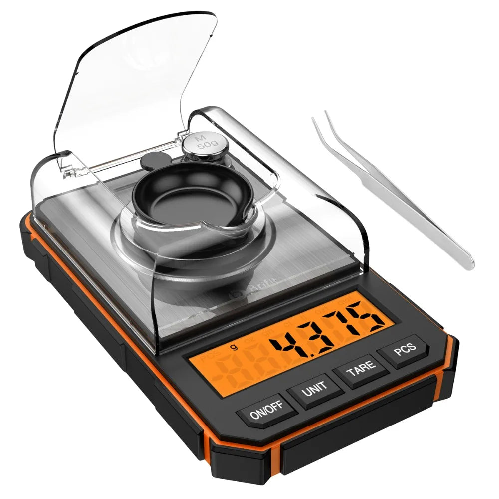 Cyfrowa waga miligramowa brifit 0.001g/50g z odważnikami kalibracyjnymi