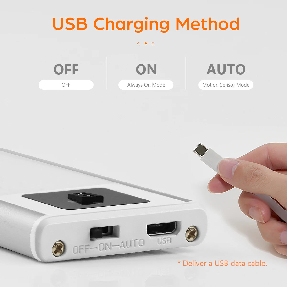 MALITAI Ultra-thin USB LED Cabinet Light - Hand Sweep Sensor