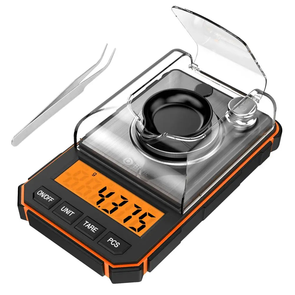 Cyfrowa waga miligramowa brifit 0.001g/50g z odważnikami kalibracyjnymi