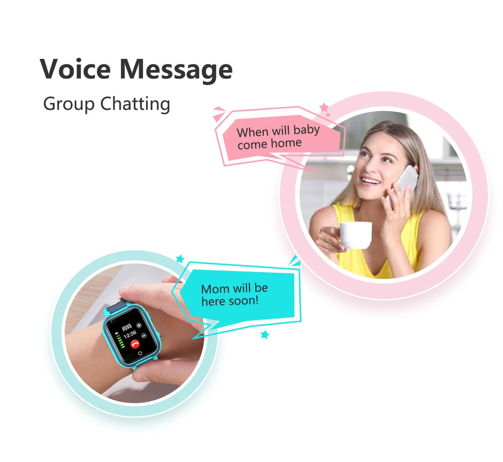 Lt21 smartwatch dla dzieci 4g – gps, rozmowy wideo, sos, wodoodporność ip67