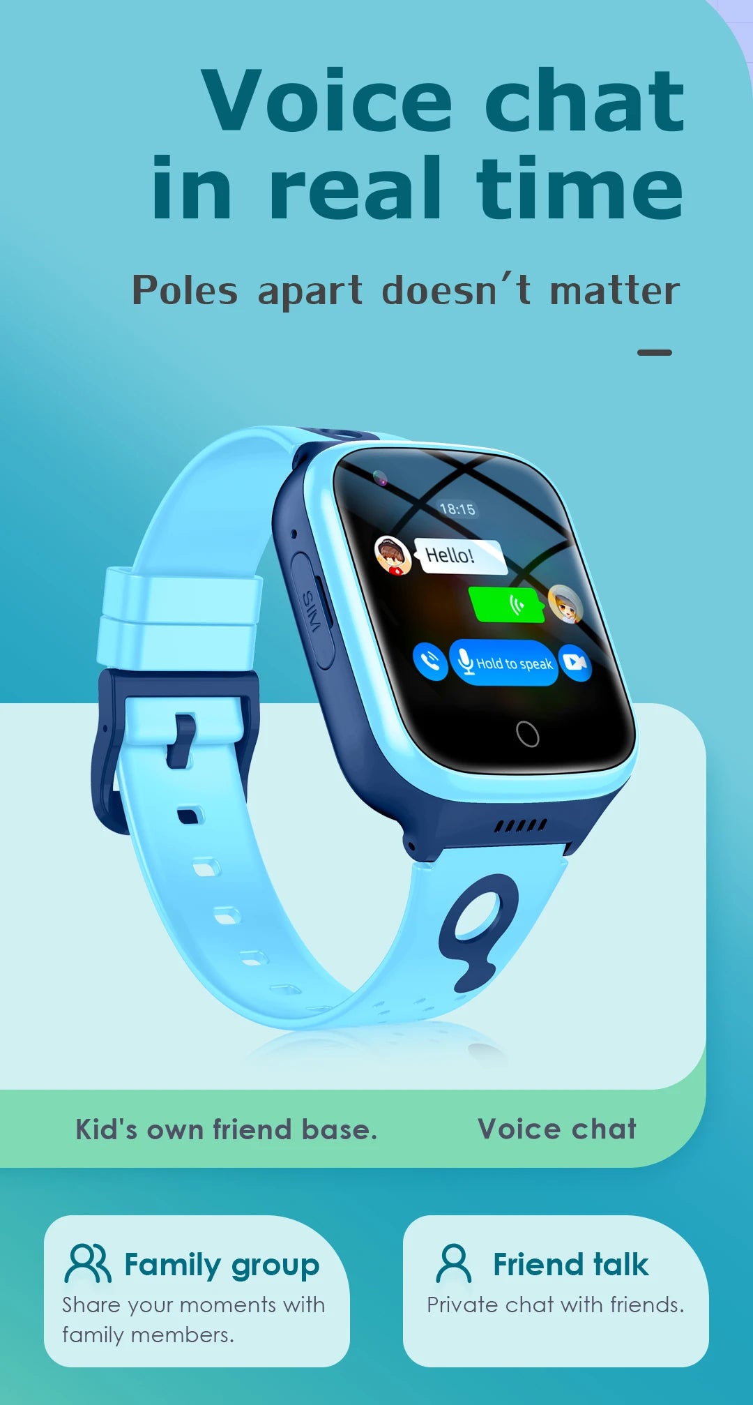 Kgg 4g smartwatch dziecięcy – lokalizator gps, rozmowy wideo, sos, wifi