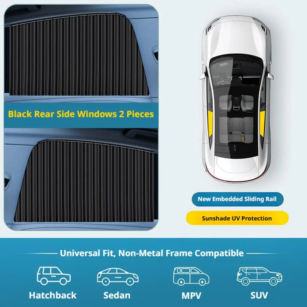 Automatyczne osłony przeciwsłoneczne do samochodu - teleskopowe tarcze termiczne i uv na sedany i suv-y