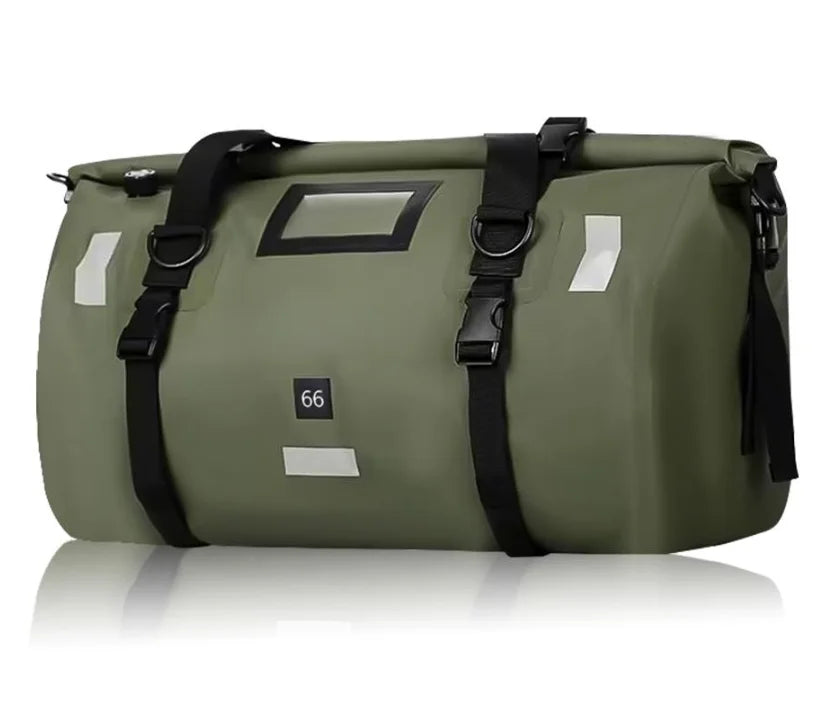 Wodoodporna torba motocyklowa na bagaż | suchy plecak rolowany | 20l, 40l, 66l