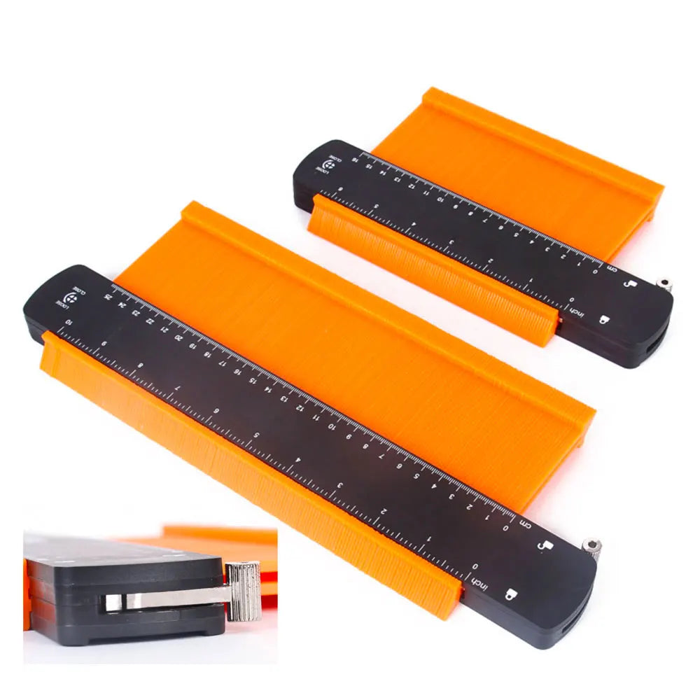 Wider Contour Gauge Duplicator with Lock | 6/10 Inch Profile Shape Copy Tool