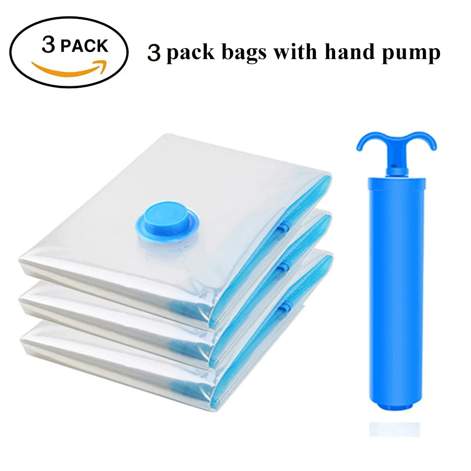 Vabena Vacuum Storage Bags for Clothes & Bedding - Space Saving Organizer