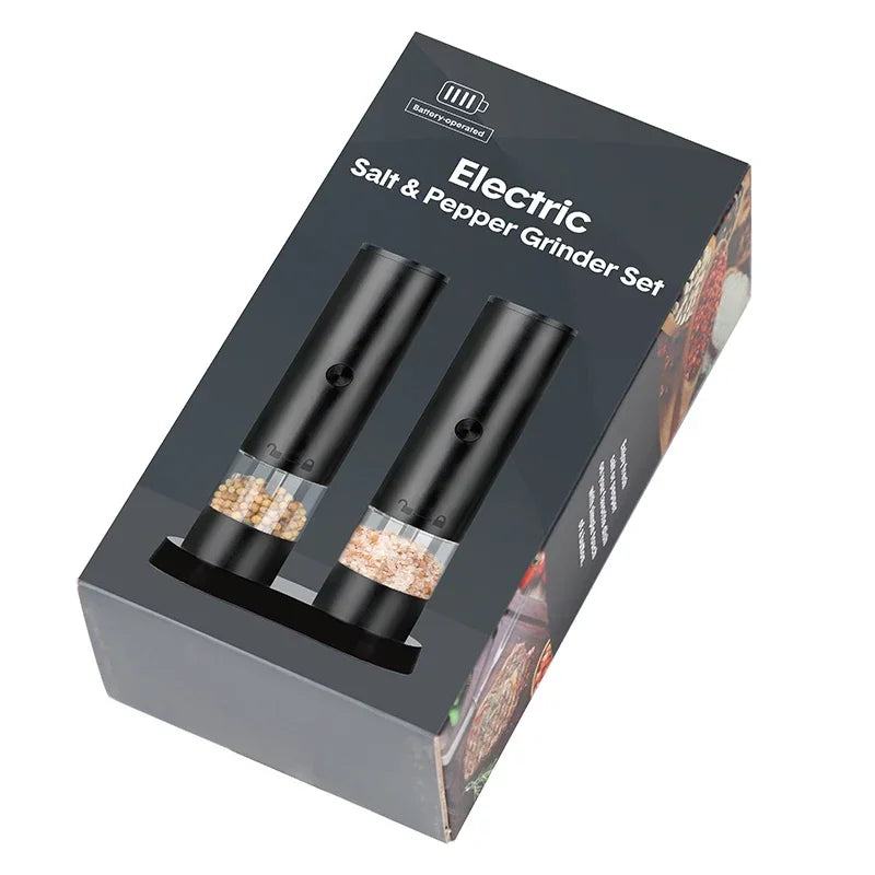 Elektryczny młynek do soli i pieprzu ładowany przez usb – regulowana grubość mielenia