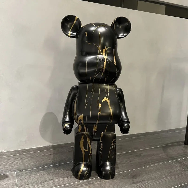 Nordic Bear Statue - Luxury Resin Figurine for Home Decor