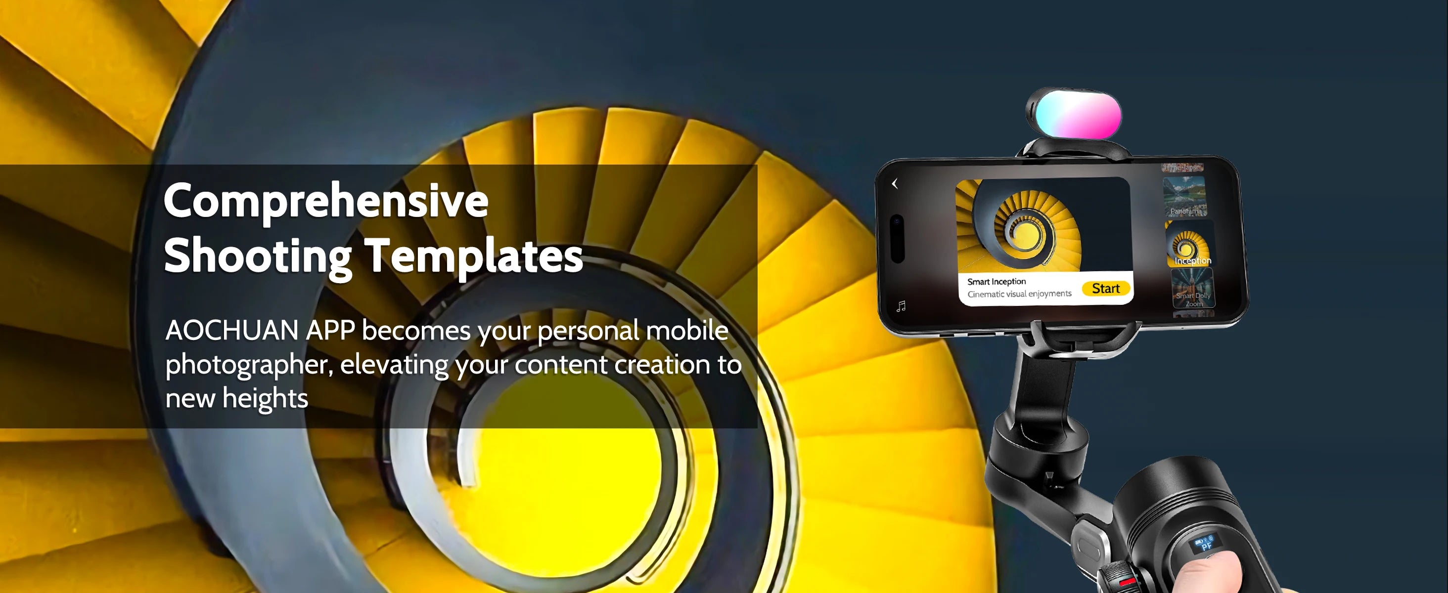 AOCHUAN Smart Xpro: Professional 3-Axis Smartphone Gimbal for Creators