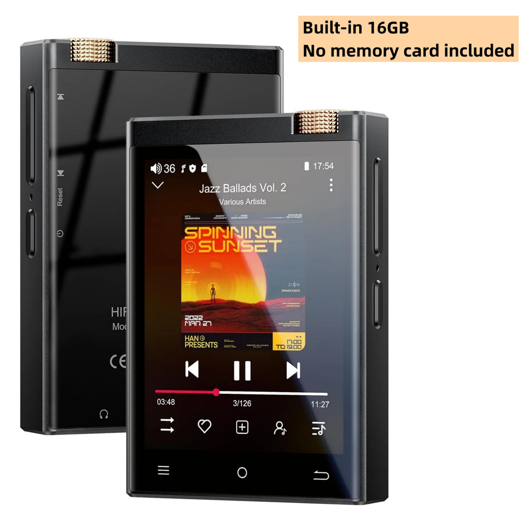Odtwarzacz hi-fi mp3 vabena — bezstratny dźwięk dsd oilsky, bluetooth, wifi, do 1tb