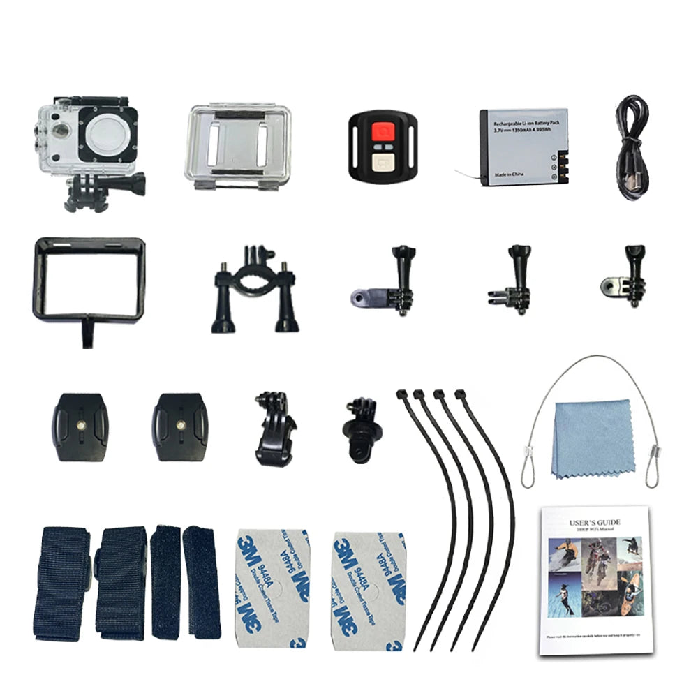 Kamera sportowa sony imx576 5k 4k60fps wodoodporna 48mp z wi-fi
