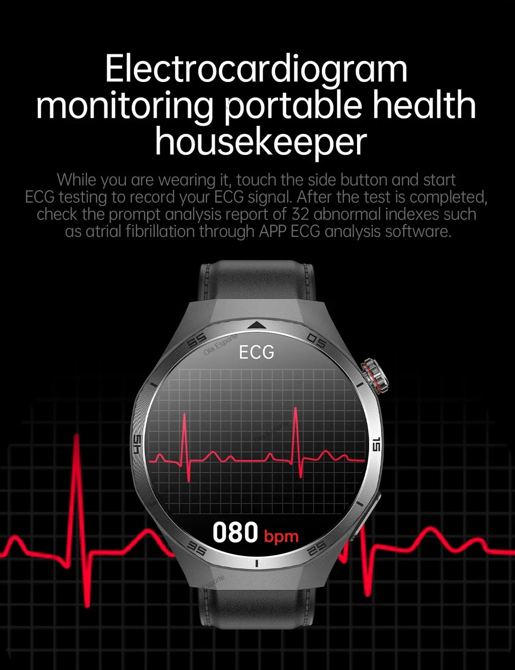 Vabena Watch 5 Pro GPS NFC Smartwatch | AMOLED Display