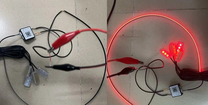 Zestaw ambientowego oświetlenia samochodowego led rgb 14/18 w 1