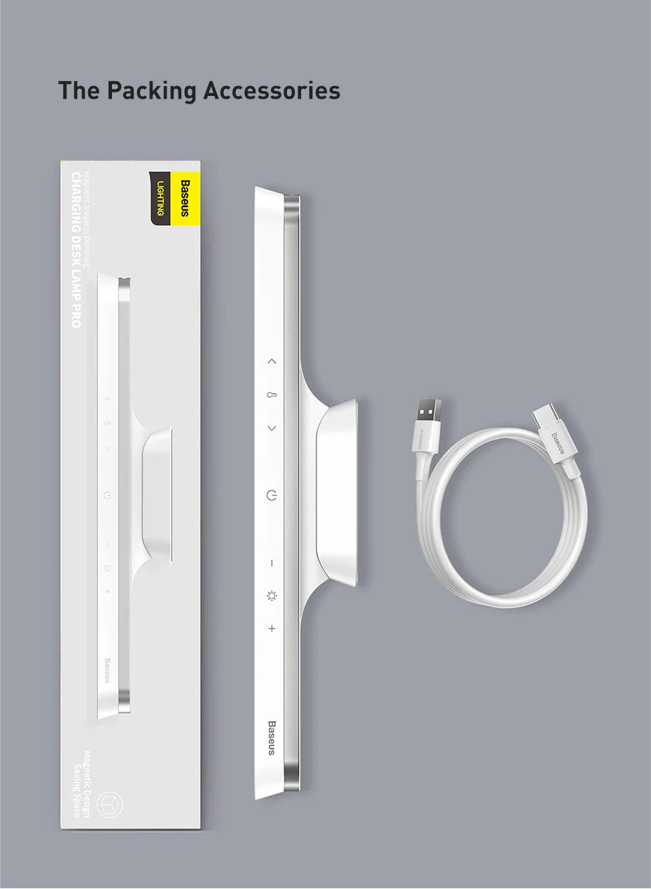 Baseus magnetyczna lampa na monitor – ochrona oczu i lampka biurkowa