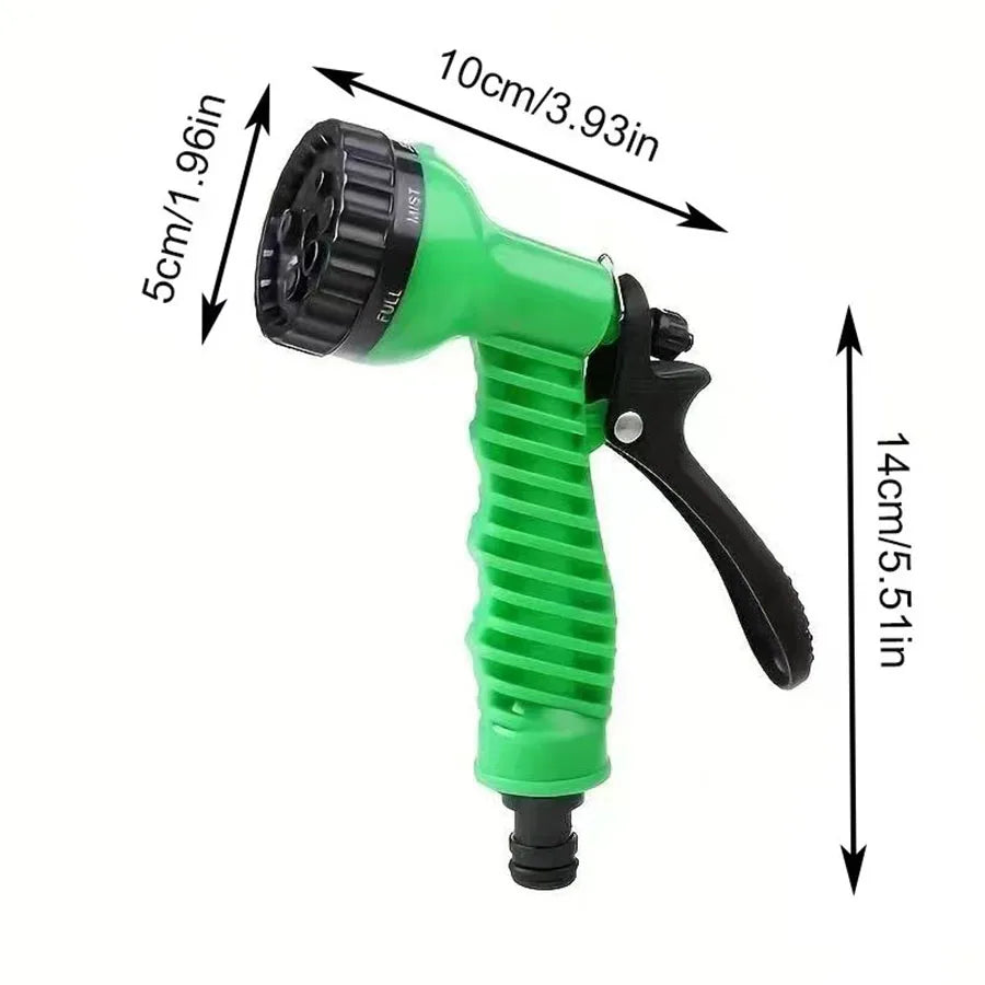 Vabena Expandable Garden Hose 25-200FT - Lightweight, Durable & Kink-Free with 7-Way Spray Nozzle