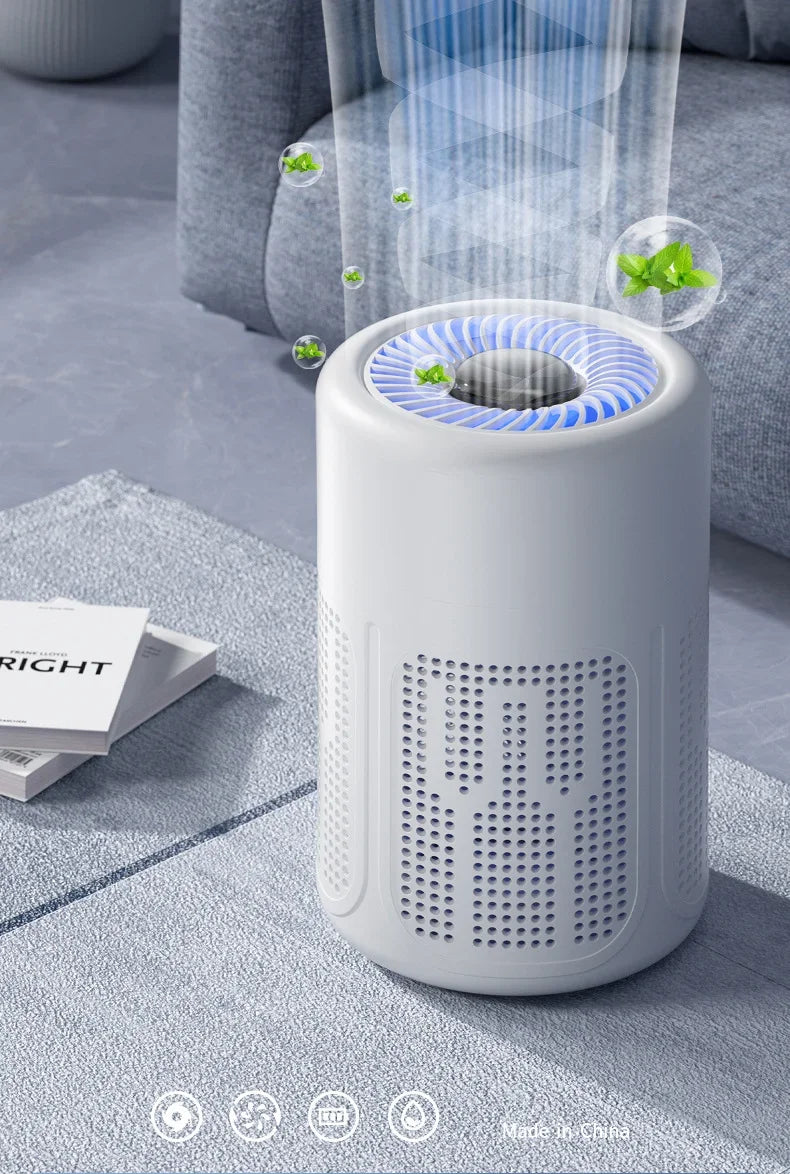 Oczyszczacz powietrza tinsol mini – filtr hepa i technologia jonów ujemnych