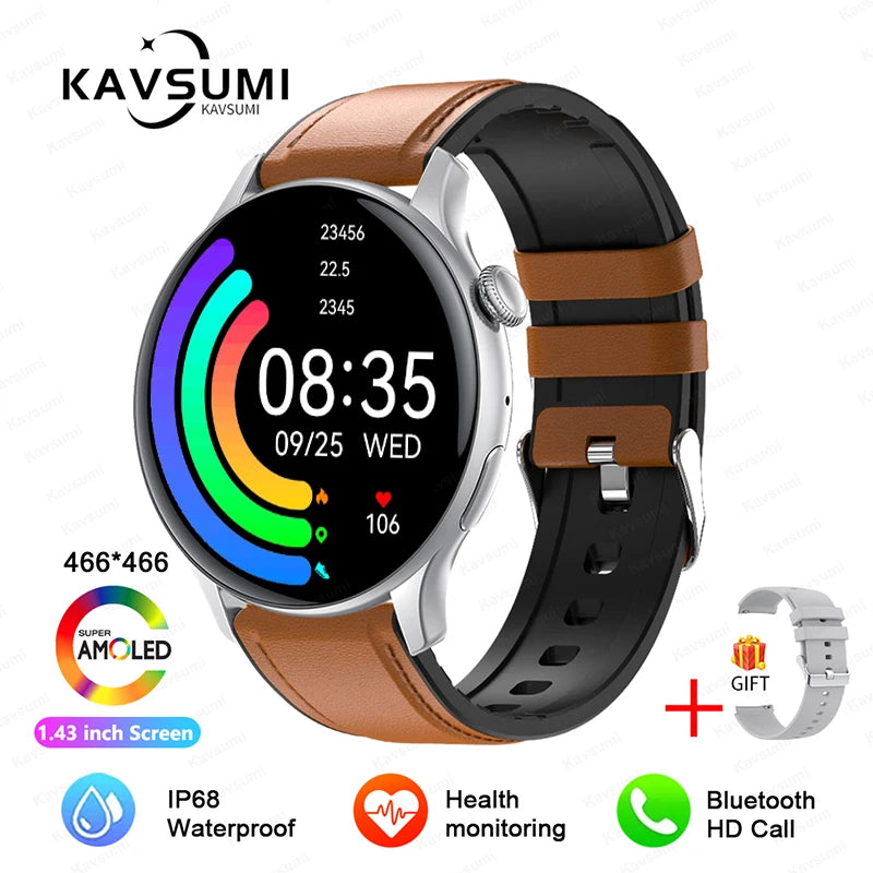 Women's Elegant AMOLED Smartwatch with GPS & Bluetooth Calling