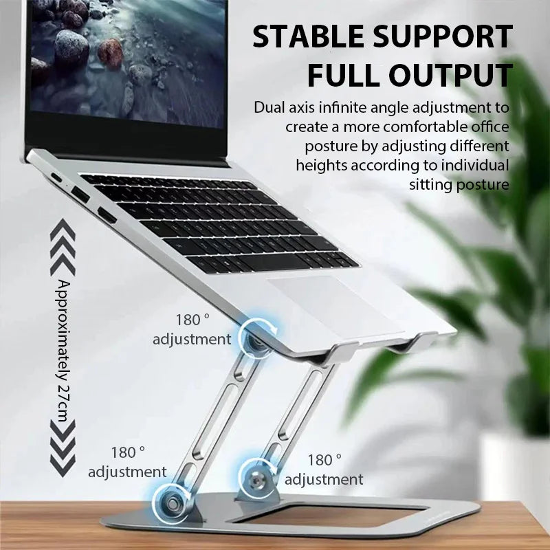 Xmsj regulowany stojak na laptopa i tablet z ergonomiczną konstrukcją