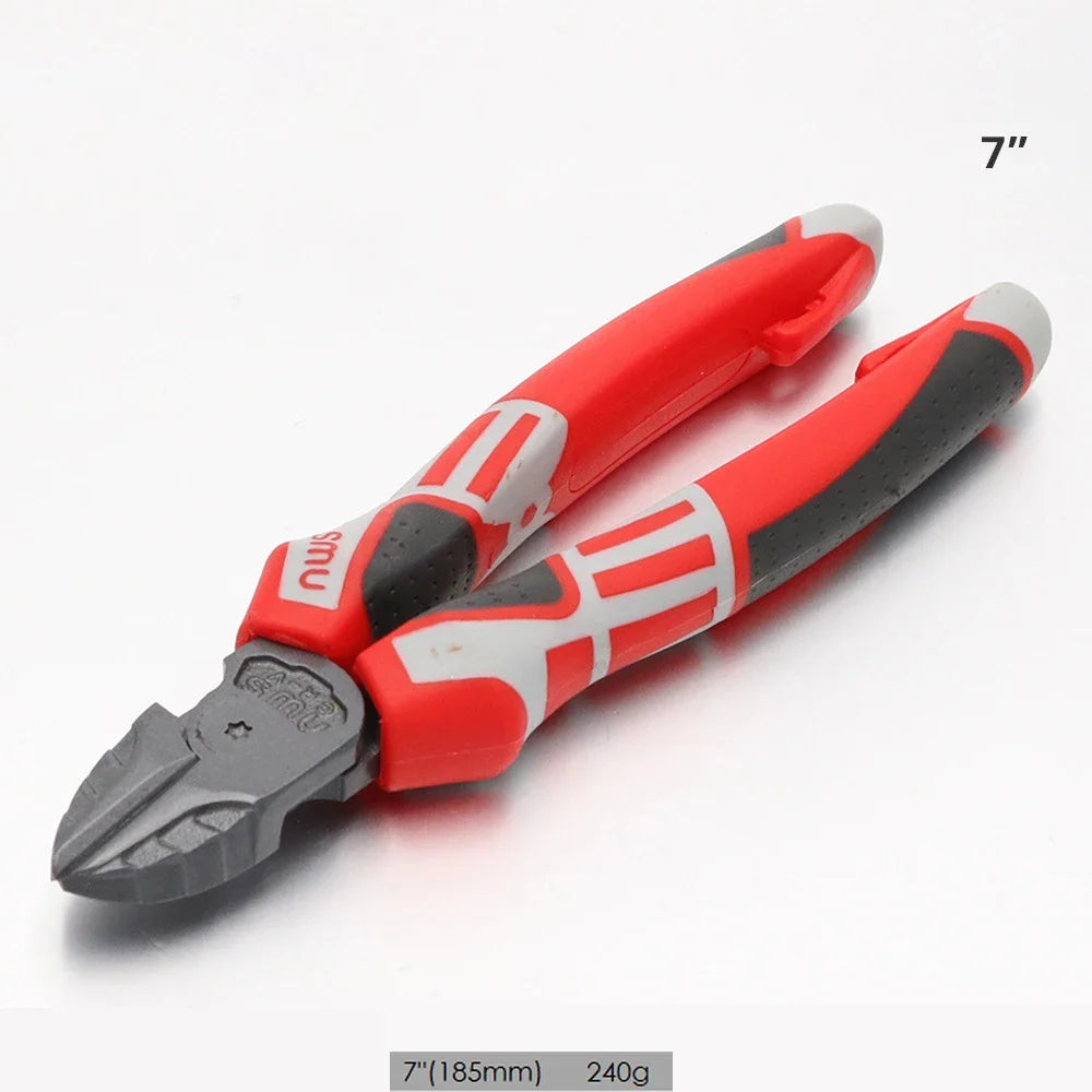 Cr-V Steel Wire Cutter Pliers - 6-8 Inch, Sharp, Professional & DIY Hand Tool