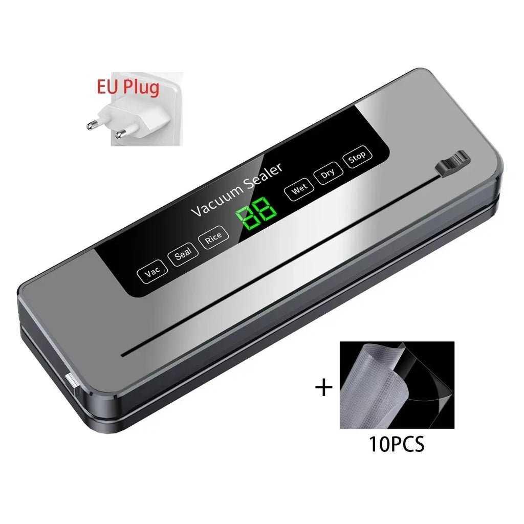 Electric Vacuum Sealer Machine | Dry & Wet Food Preservation