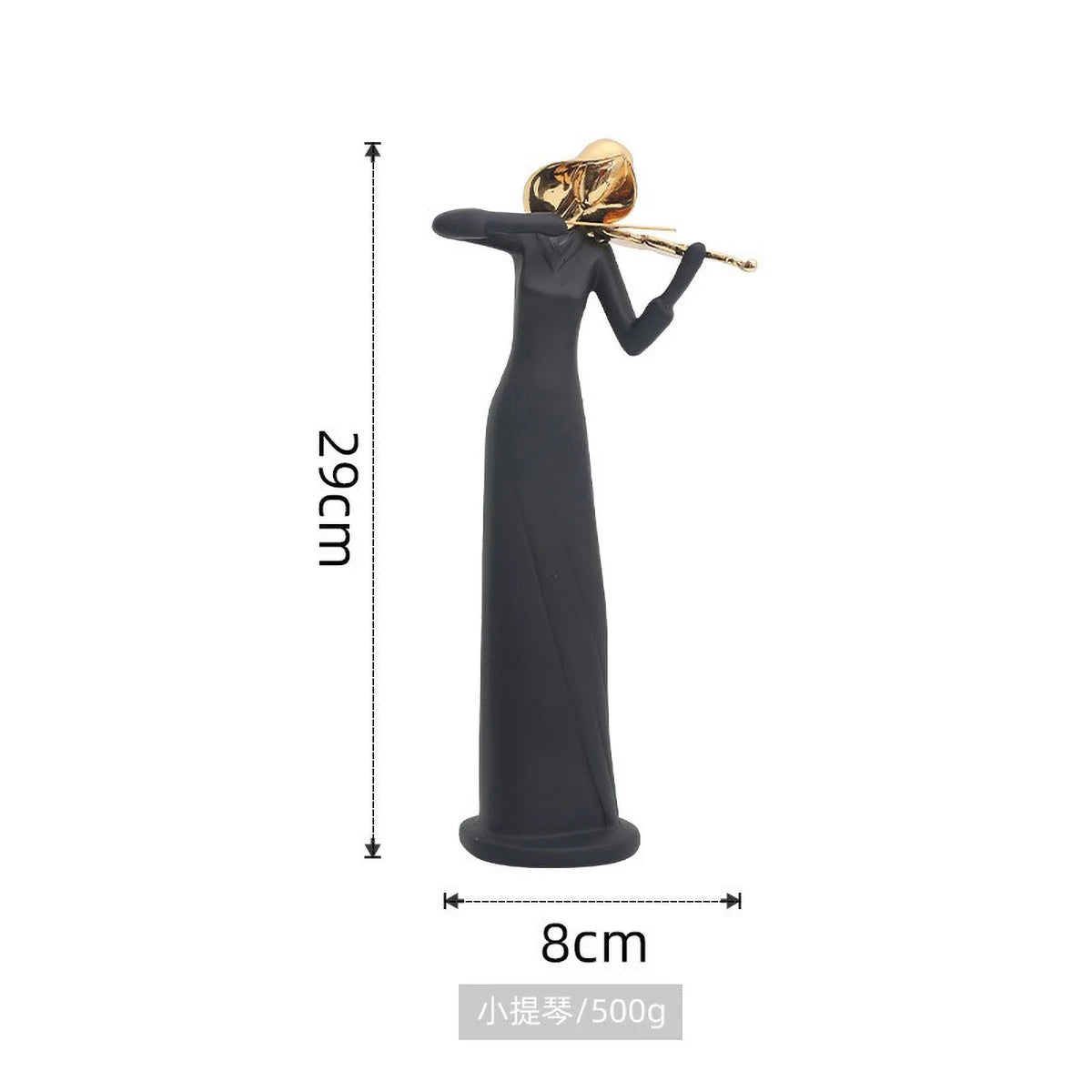 Scandinavian Abstract Dancer Sculpture - Modern Home Decor