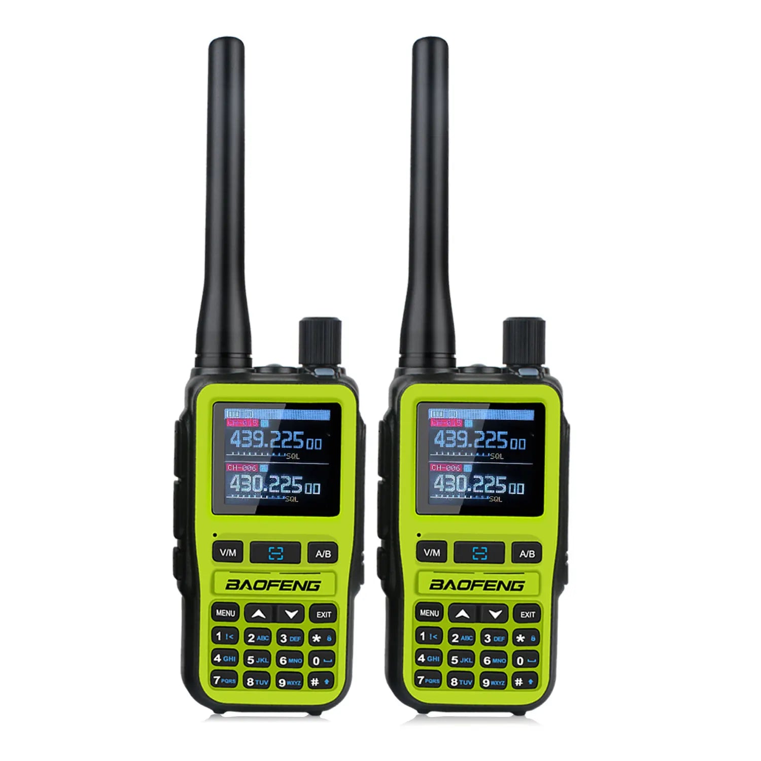 Baofeng uv-5r mini zestaw 2 sztuk dwuzakresowy radiotelefon kompaktowy 5w z odbiornikiem pasma lotniczego i ładowaniem usb-c