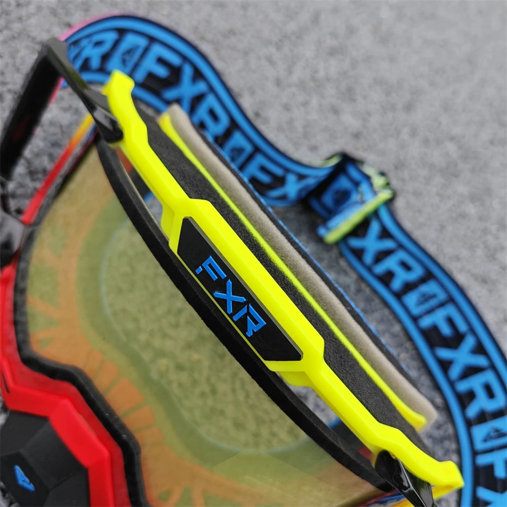 Fxr gogle motocrossowe hd soczewka przeciwmgielna mx mtb okulary na motocykl terenowy