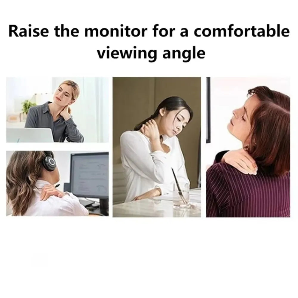 Vabena ergonomiczna podstawka pod monitor do biurka w akademiku - oszczędność miejsca