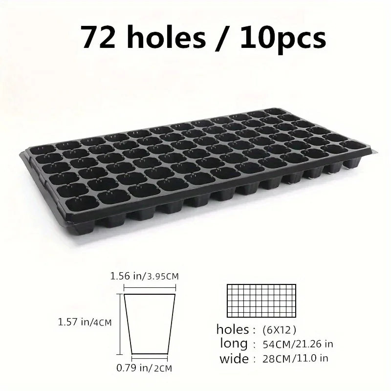 Nursery Seed Starter Tray - Greenhouse & Garden Plant Germination
