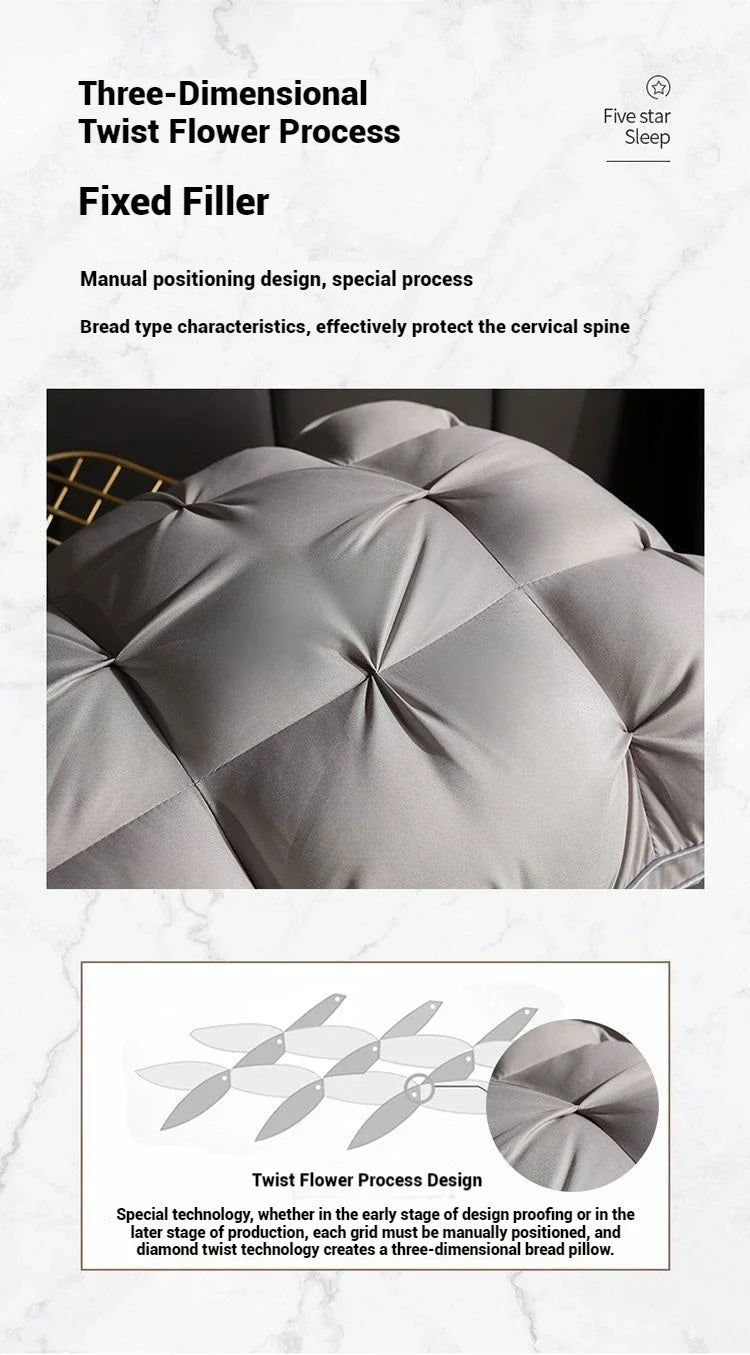 5-Star Hotel Quality Pillow - Luxurious Comfort for Sleep