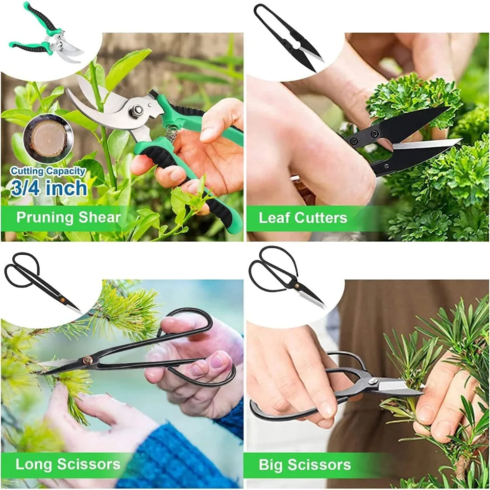 Zestaw narzędzi do bonsai vabena – 24 elementy dla początkujących
