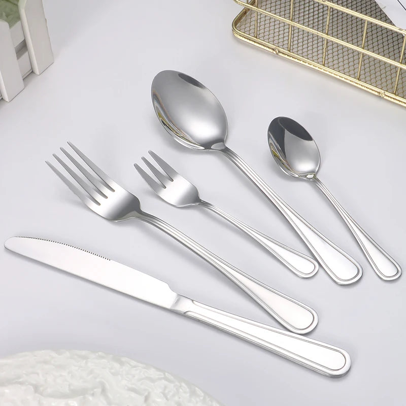 Vabena Premium Stainless Steel Cutlery Set - Dining Collection
