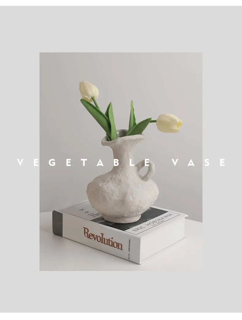 Vabena Nordic Ceramic Hydroponic Vase | Table & Bathroom Decor