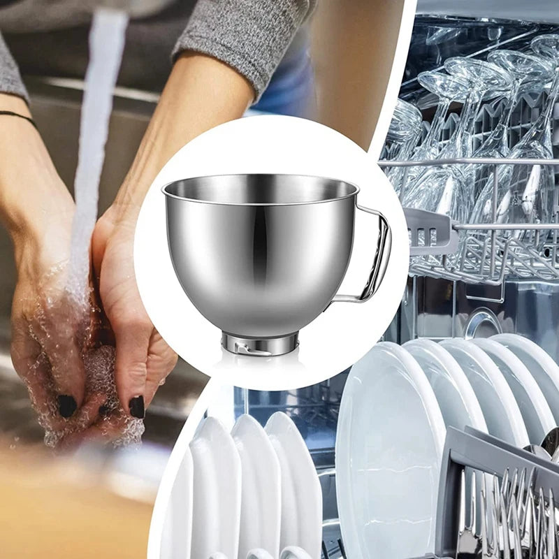 Akcesoria do mikserów kitchenaid 5 qt z misy odchylanej, ze stali nierdzewnej 304