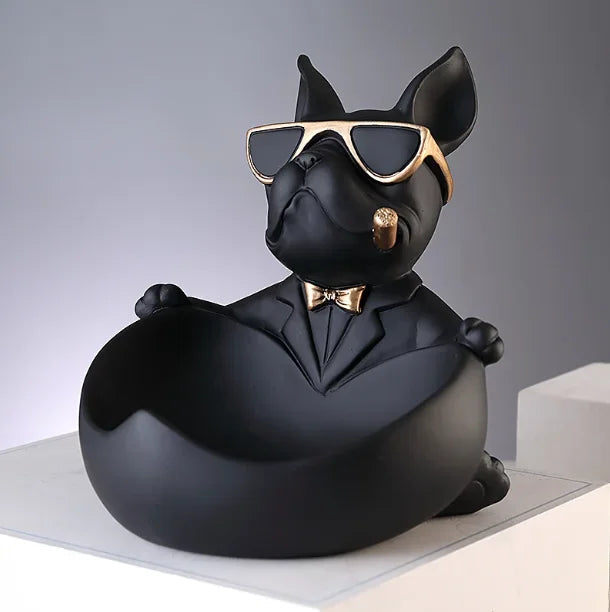 Elegancka figurka psa pudełko do przechowywania - stylowy dodatek dla zwierząt
