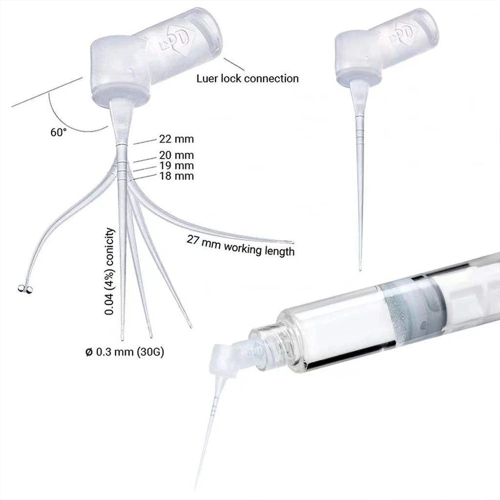 Igły do płukania kanałów korzeniowych 30g 0.3mm - opakowanie 30 sztuk