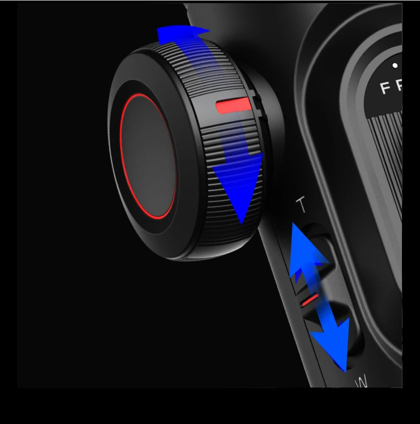 AOCHUAN 3-Axis Smartphone Gimbal with Integrated Light - Stable Video