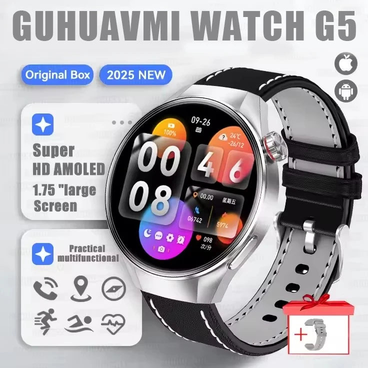 Smartwatch g5 plus | 1.75" hd amoled, gps i monitor aktywności