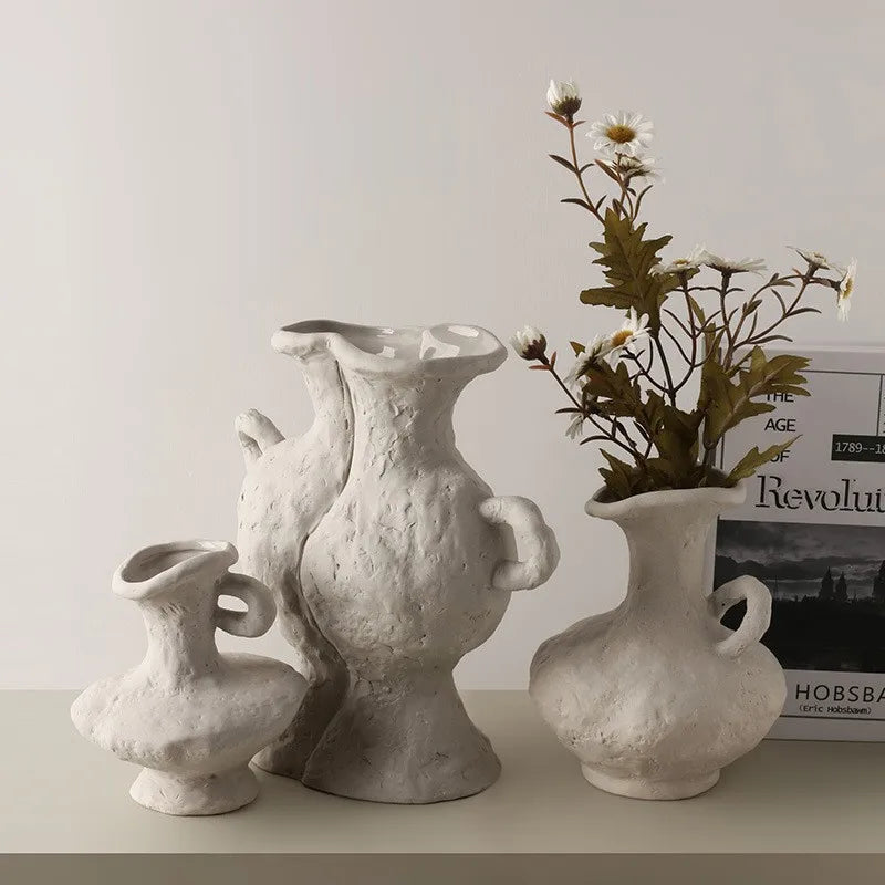 Vabena Nordic Ceramic Hydroponic Vase | Table & Bathroom Decor