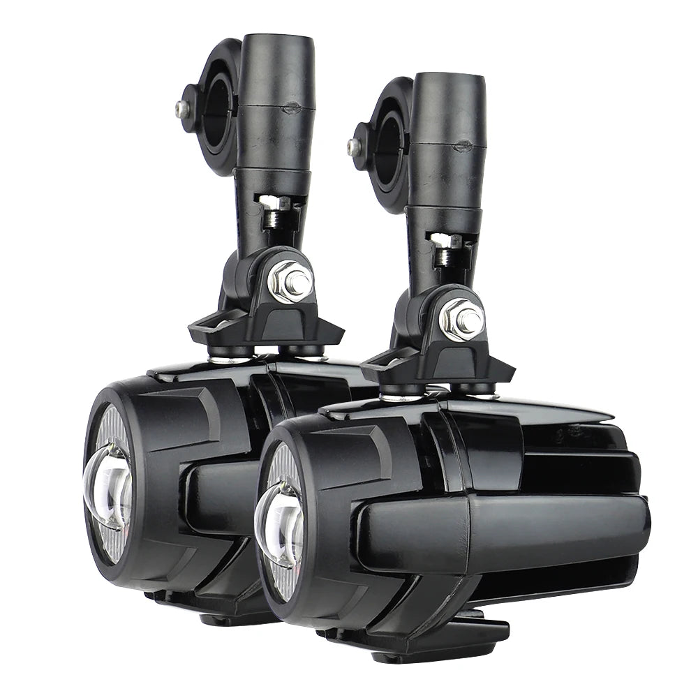 Wysokowydajne pomocnicze lampy przeciwmgielne led do motocykli bmw r1200gs, f800gs, k1600 i uniwersalnych | 40w 6000k