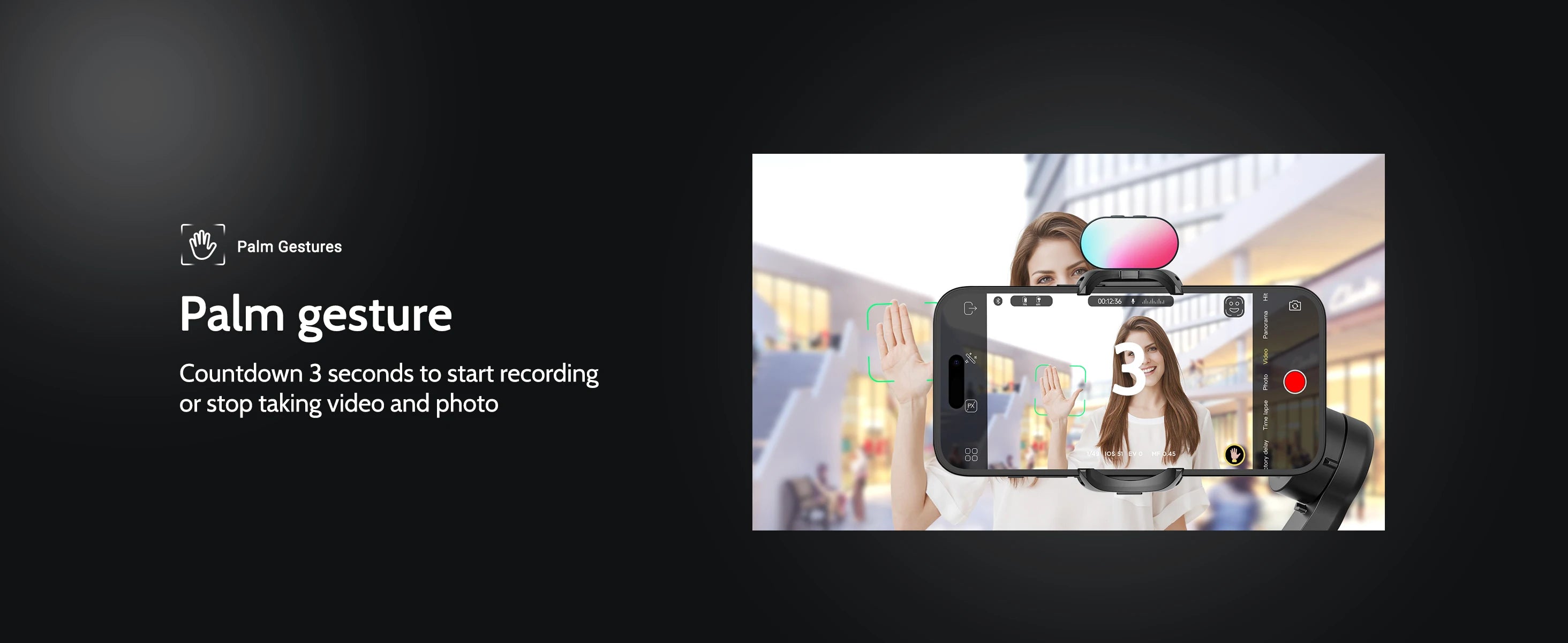 AOCHUAN Smart Xpro: Professional 3-Axis Smartphone Gimbal for Creators