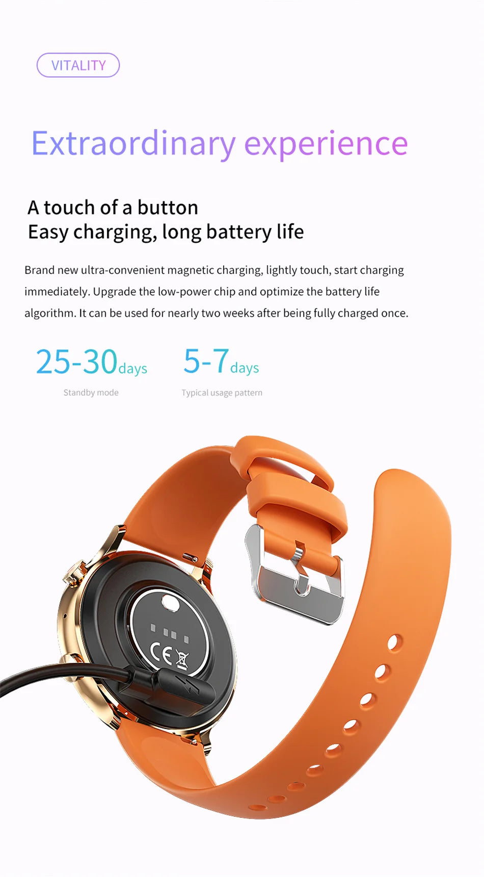 Vabena 2026 smartwatch dla kobiet i mężczyzn | amoled, gps, ip68